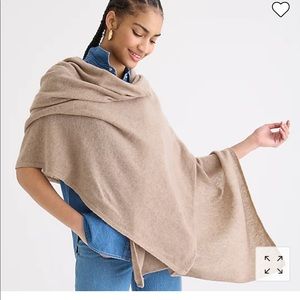 J Crew Cashmere Blend Poncho